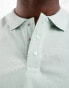 Threadbare 3 button polo in pale green grün, XL - фото #3