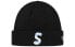 Фото #6 товара Шапка Supreme FW20 Week 3 New Era S Logo Beanie - стильный283 головной убор