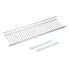 SAUVIC 85 cm stainless steel glass drainer cabinet