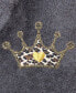 ფოტო #7 პროდუქტის Embroidered with Cheetah Crown Terry Bath Robe
