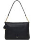 Фото #1 товара Warnham Court Medium Ziptop Leather Shoulder Bag