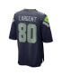 ფოტო #3 პროდუქტის Men's Steve Largent College Navy Seattle Seahawks Retired Player Game Jersey