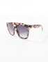 AIRE meteorite square sunglasses in grey tortoiseshell grau - фото #1