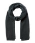 Фото #1 товара Qi Cashmere Jersey Cashmere Scarf Men's Green Os