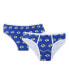 Фото #1 товара Women's Royal Los Angeles Rams Gauge Allover Print Knit Panties
