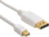 SANDBERG DisplayPort - Mini DP M-M 2m - 2 m - DisplayPort - Mini DisplayPort - Male - Male - White