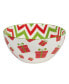 Фото #2 товара Holiday Fun 30 oz All Purpose Bowls Set of 6, Service for 6