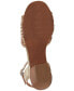 Фото #9 товара Women's Modessa Woven Ankle-Strap Dress Sandals
