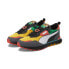 Puma Rider FV Block Party 39226101 Mens Yellow Lifestyle Sneakers Shoes