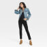 Фото #2 товара Women's High-Rise Corduroy Skinny Jeans - Universal Thread Black 2