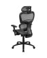 Фото #7 товара Ergonomic Mesh Office Chair-Synchro-Tilt, Headrest, Adjustable Pivot Arms