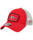 Фото #1 товара Men's Red Kansas City Chiefs Property Trucker 9TWENTY Snapback Hat