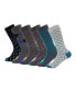 ფოტო #2 პროდუქტის Men's Snazzy Collection Dress Socks Pack of 6