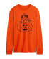 ფოტო #1 პროდუქტის Men's Garfield Pumpkin Long Sleeve T-shirt