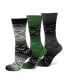 Men's Yoda Sock Gift Set, Pack of 3