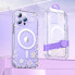 Фото #12 товара Чехол для смартфона Kingxbar с надписью в цветочном стиле iPhone 14 Plus MagSafe Flora Series rose