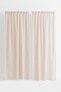 Фото #3 товара 2-pack Linen-blend Curtain Panels