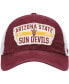 Бейсболка '47 Brand для мужчин Arizona State Sun Devils Crawford Clean Up Trucker Бордовый - фото #3