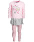 ფოტო #1 პროდუქტის Little Girls Better Together Peplum Top and Leggings, 2 Piece Set, Created for Macy's