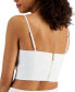 Women's Square Neck Sleeveless Crop Top