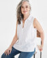 ფოტო #1 პროდუქტის Women's Sleeveless Popover Shirt, Created for Macy's