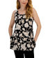 ფოტო #1 პროდუქტის Women's Printed Scoop-Neck Tank Top, Created for Macy's