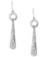 ფოტო #1 პროდუქტის Earrings, Hammered Linear Drop Earrings