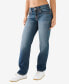 ფოტო #3 პროდუქტის Women's Ricki Flap Big T Relaxed Straight Jean