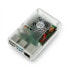 Фото #1 товара Case justPi for Raspberry Pi 4B with fan - transparent
