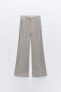 Фото #3 товара Широкие брюки с текстурным узором ZARA