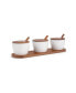 Фото #3 товара Duets Triple Condiment Server Set, 10 Piece