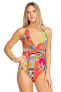 Johnny Was Color Twist One Piece Swimwear - CSW9721AN Retail $198.00