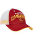 Фото #4 товара Big Boys and Girls Burgundy, White Washington Commanders Core Lockup Adjustable Hat