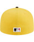 Фото #3 товара Men's Yellow, Black Milwaukee Brewers Grilled 59FIFTY Fitted Hat