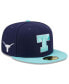 Фото #1 товара Men's Navy, Light Blue Texas Longhorns 59FIFTY Fitted Hat