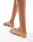 Фото #4 товара Truffle Collection embellished mules in beige