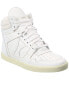 Фото #1 товара Celine Mid Lace-Up Leather Sneaker Men's White 40