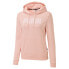 Фото #1 товара Puma Essentials FullLength Logo Hoodie Womens Pink Casual Outerwear 84719707