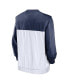 Фото #4 товара Men's Navy and White Detroit Tigers Cooperstown Collection V-Neck Pullover