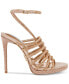 Фото #2 товара Women's Givinn Rhinestone Strappy Dress Sandals