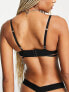 Фото #2 товара Bluebella Mandra semi open cup strappy bra with mesh insert in black