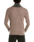 Фото #2 товара Autumn Cashmere Marled Trim Cashmere Shawl Collar Sweater Men's