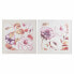 Фото #1 товара Картина розами DKD Home Decor Romantic 70 x 3 x 70 cm (2 шт.)