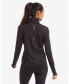 ფოტო #2 პროდუქტის Women's UPF 50+ Sun Protective Relaxed Mock Zip Top