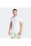 Фото #5 товара Футболка спортивная Adidas Designed For Training Erkek Beyaz Bisiklet Yaka Tişört