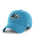 ფოტო #1 პროდუქტის Men's Teal San Jose Sharks Classic Franchise Flex Hat