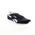 Фото #2 товара Reebok Classic Royal Nylon Mens Black Canvas Lifestyle Sneakers Shoes 7.5