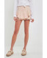 ფოტო #2 პროდუქტის Women's Ruffle Layered Mini Skort