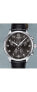 ფოტო #4 პროდუქტის Men's Swiss Chronograph Chrono XL Classic T-Sport Black Leather Strap Watch 45mm