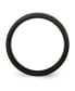 Stainless Steel Polished Black IP-plated 5mm Flat Band Ring